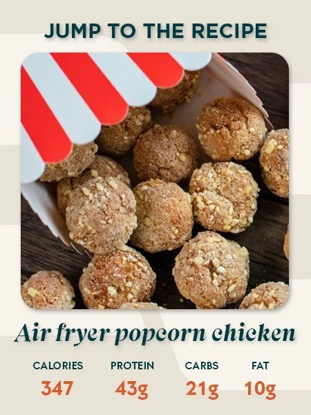 air fryer popcorn chicken recipe