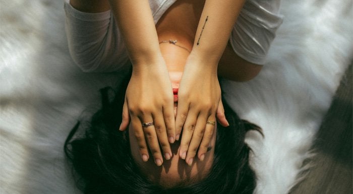 woman sleeping
