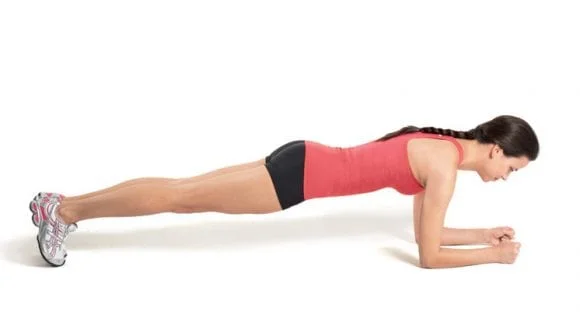 prone plank position