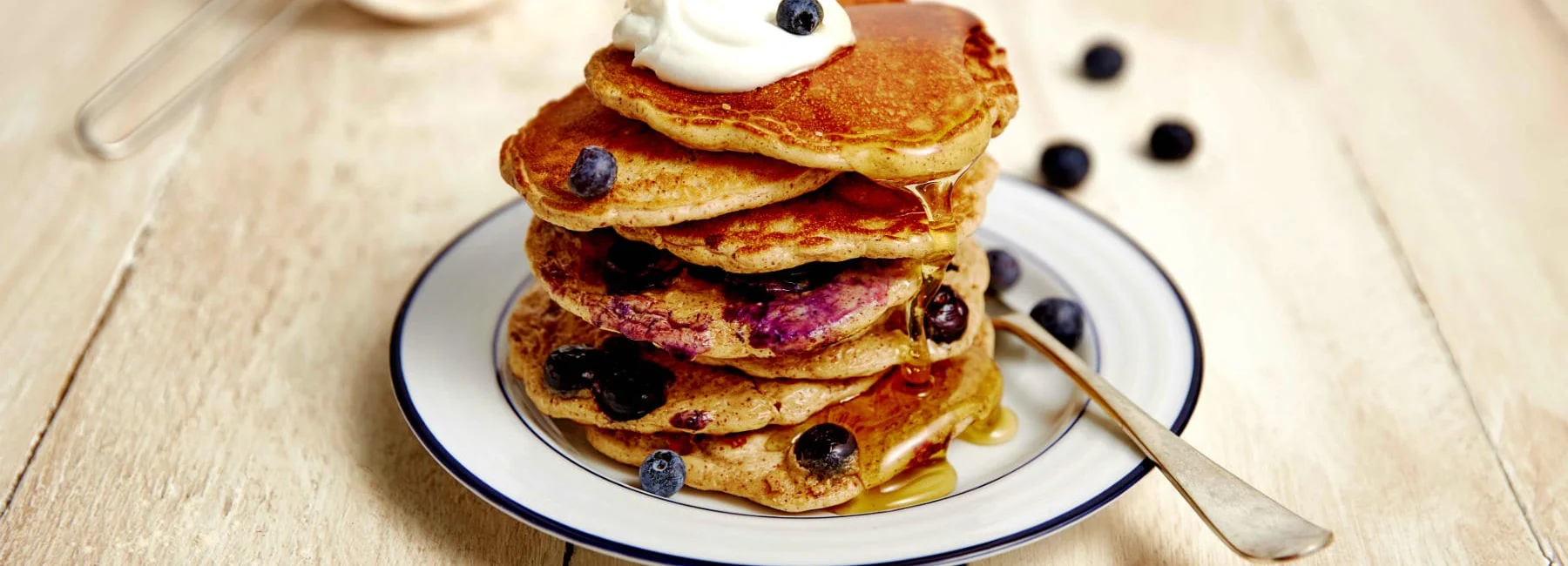 blueberry protein pancakes