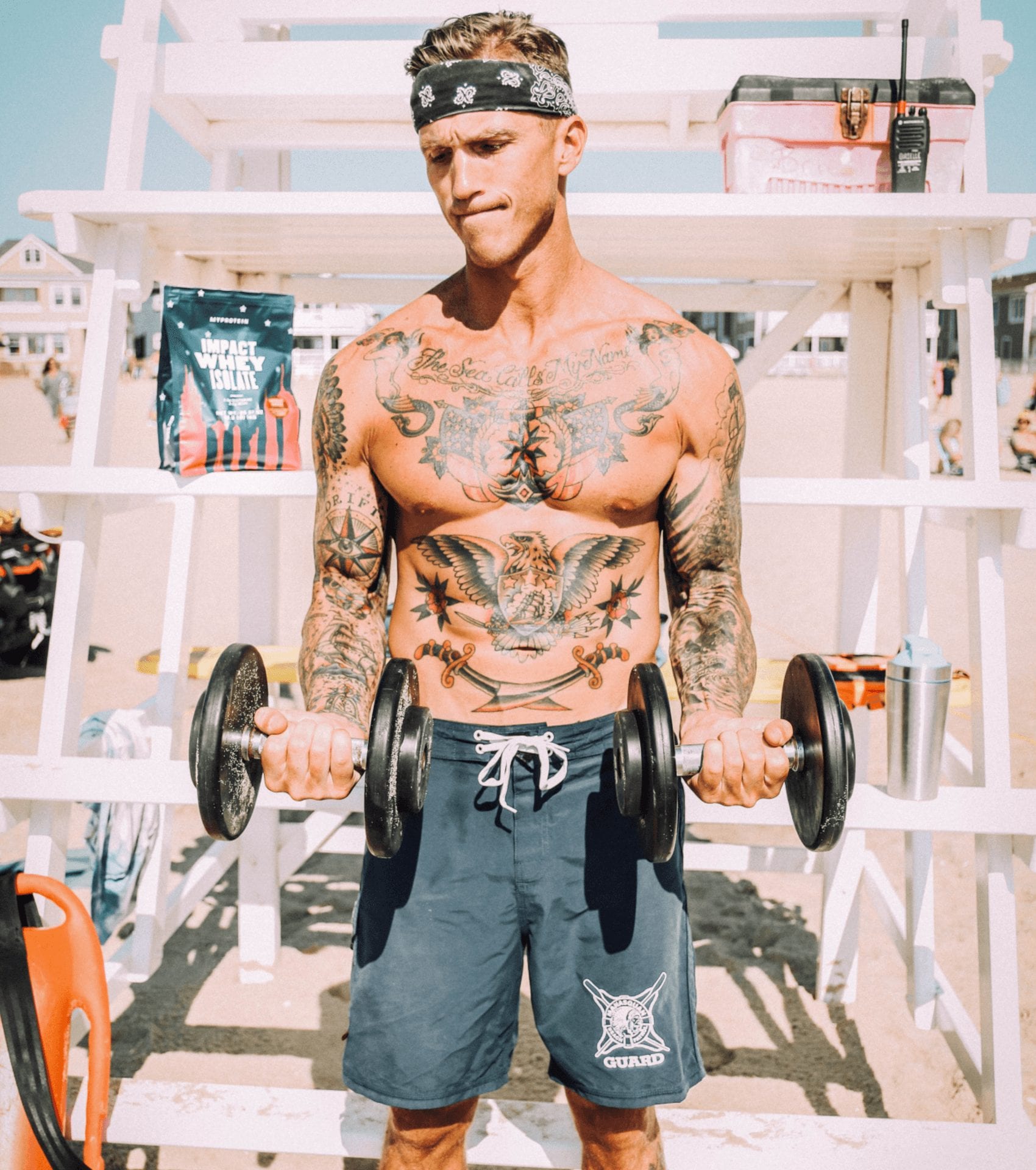 beach workout
