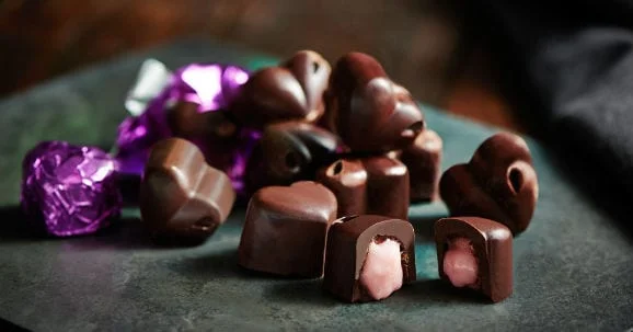 choc hearts - sized