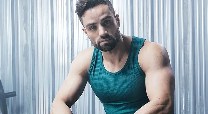 man in gym wear
