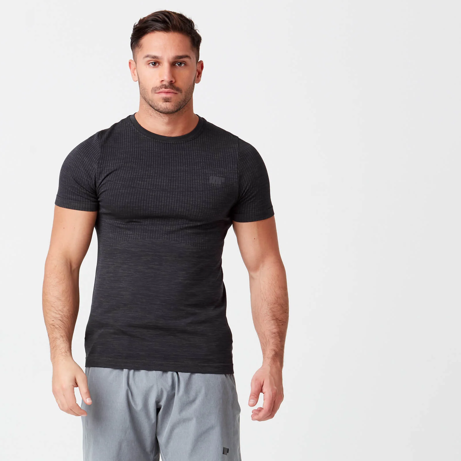MP Men's Seamless T-Shirt - Black - S Image 1
