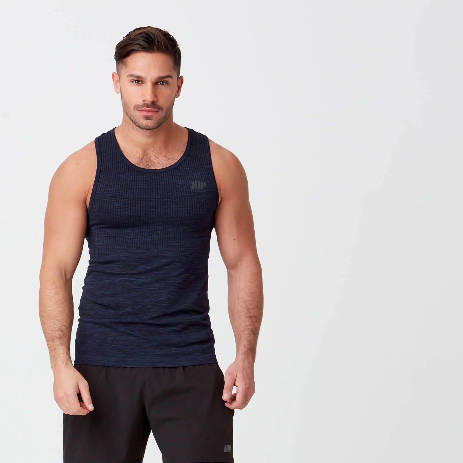 Seamless Tank - S - Navy Image 1