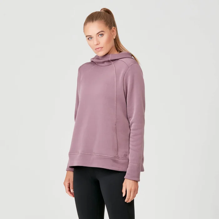 Forever Warm Cape Hoodie - Mauve