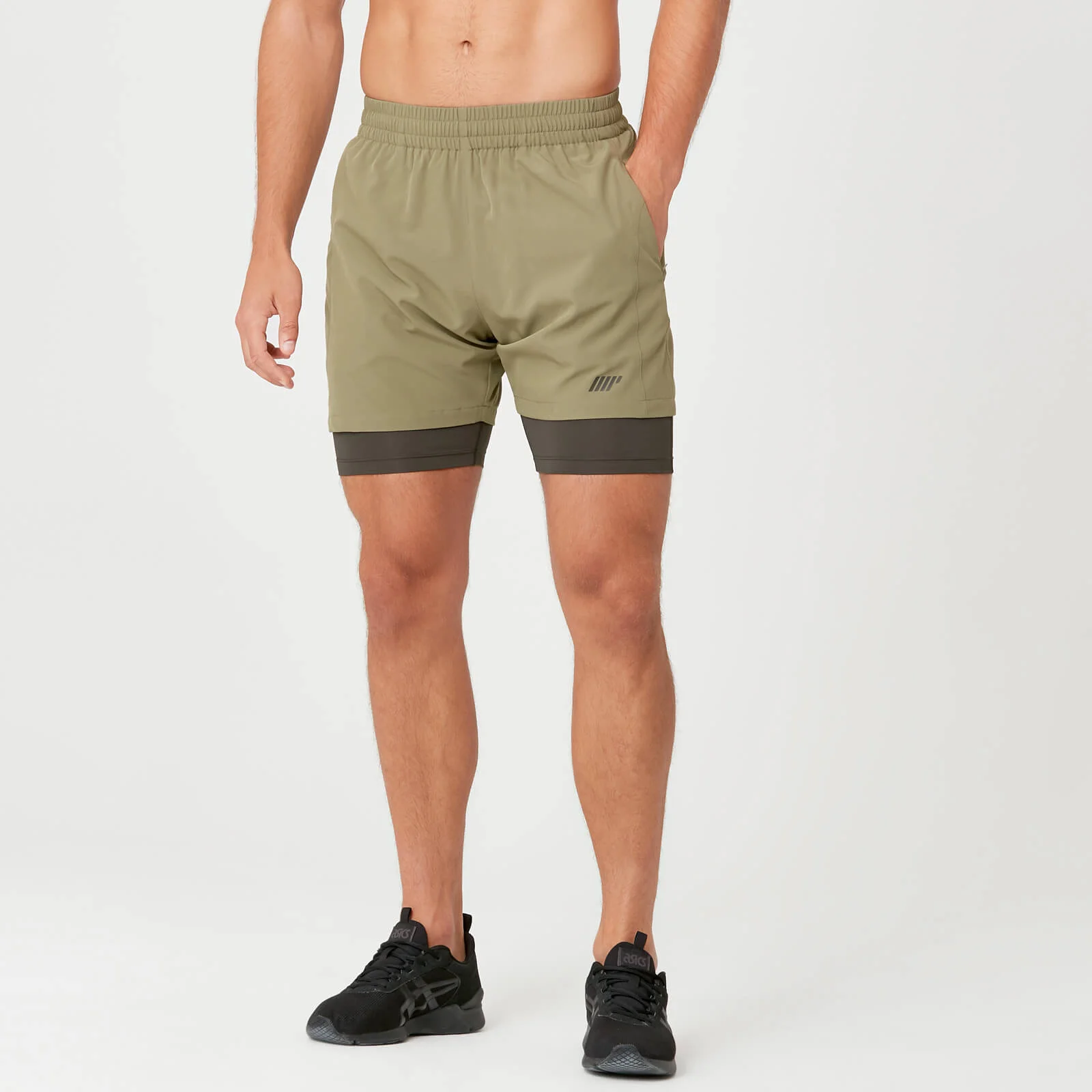 MP Men's Power Shorts - Light Olive - XS Image 1