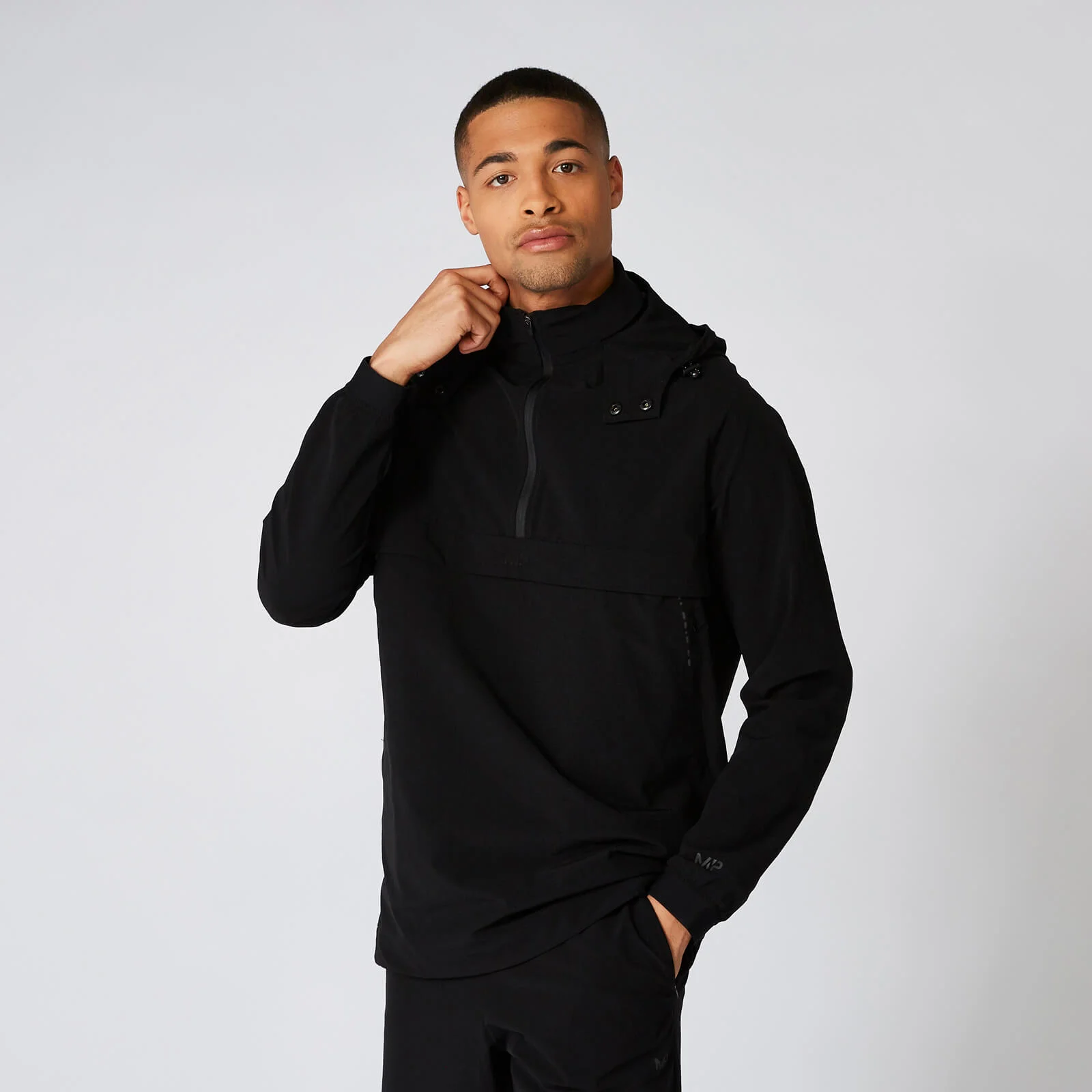 MP Men's Pace 1/2 Zip Pullover - Black - XS Image 1