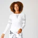 Shape Seamless Loose-Fit Top - White