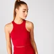Shape Seamless Crop Vest - Red