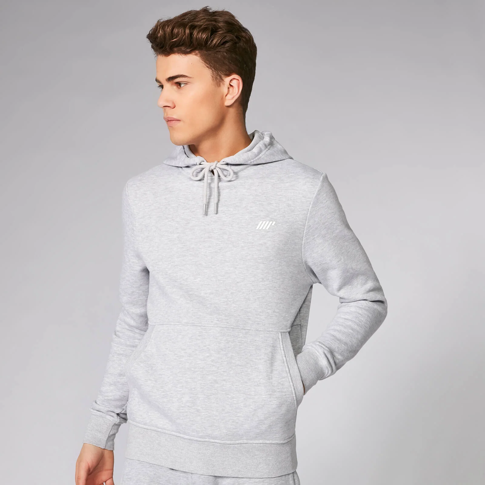 Tru-Fit Pullover Hoodie 2.0 - Grey Marl - XS Image 1