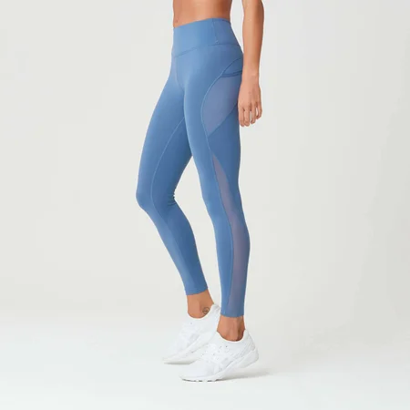 MP Women's Power Mesh Leggings - Thunder Blue