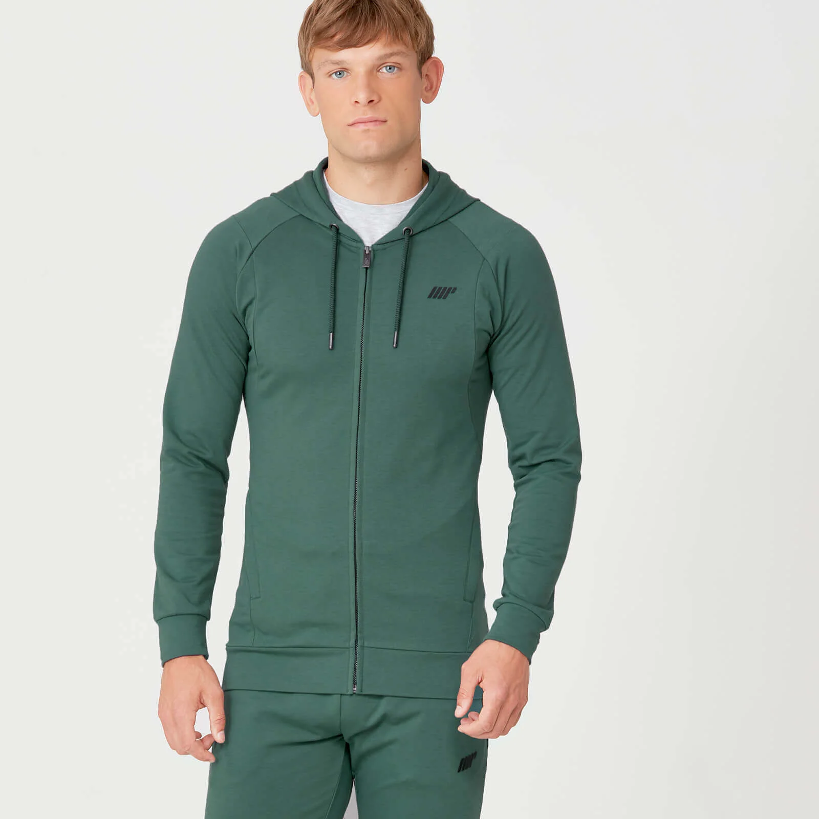 Form Zip Up Hoodie - Pine - XS Image 1
