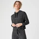 Luxe Lounge Hoodie - Black Heather