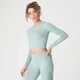 Shape Seamless Crop Top - Seafoam