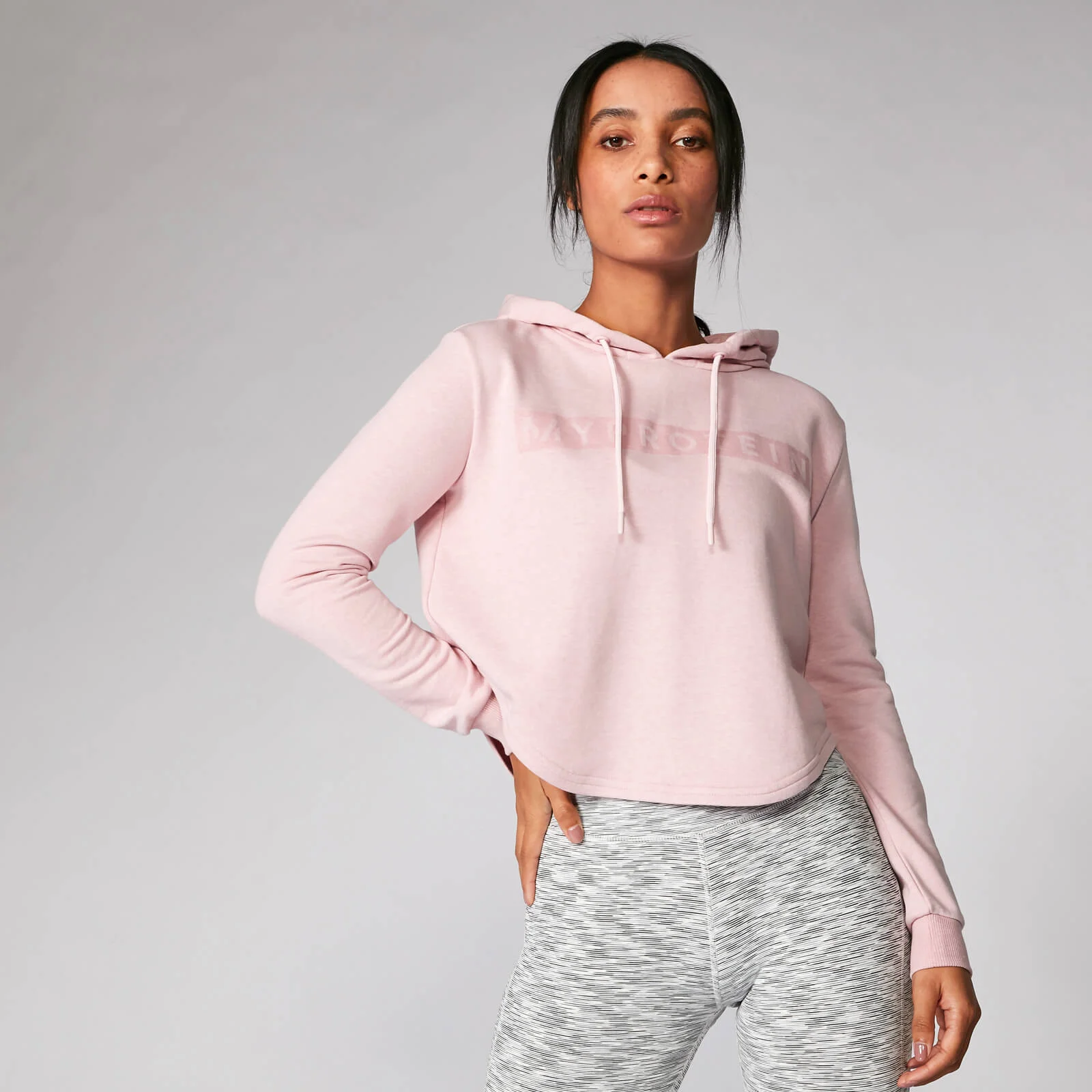 The Original Cropped Hoodie - Soft Pink - XS Image 1