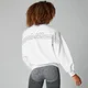 Oversized Logo Sweat - White