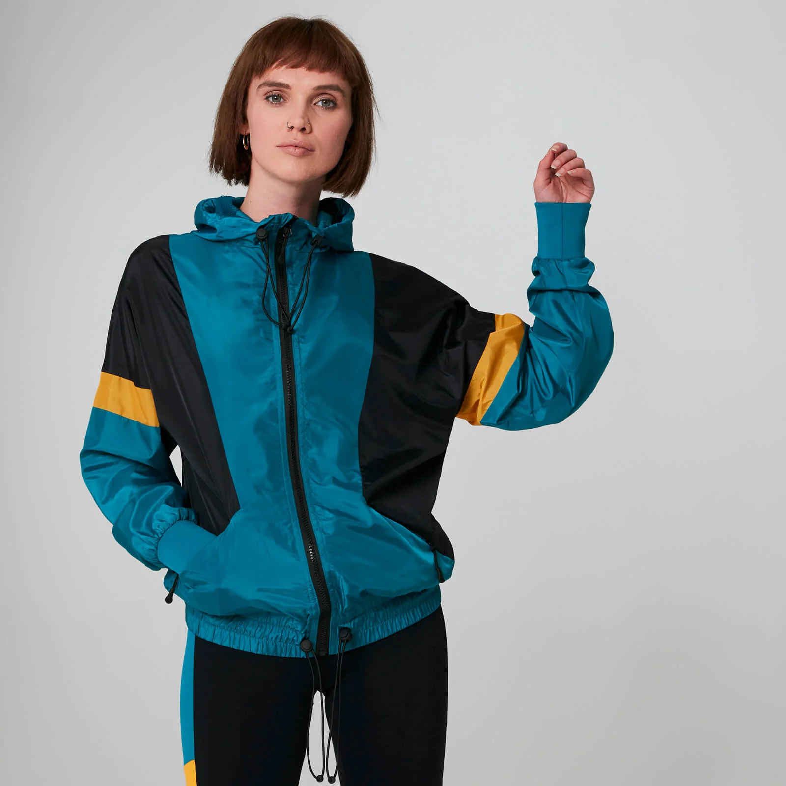 Color Block Windbreaker - Lagoon - XS Image 1
