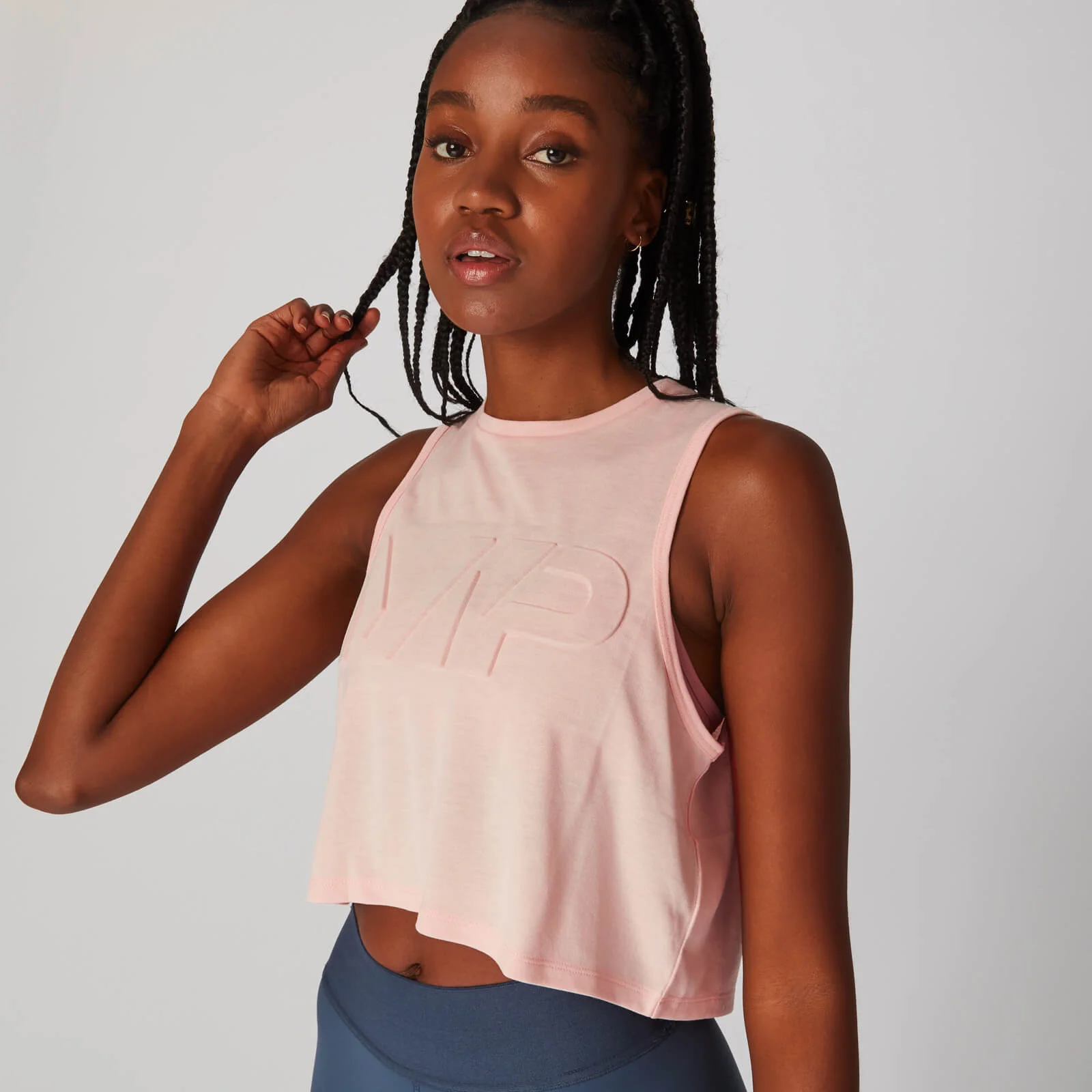 MP Embossed Reach Vest - Pearl Blush - M Image 1