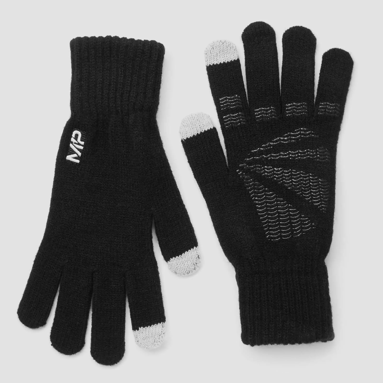 Knitted Gloves - Black - M/L Image 1