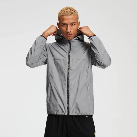 MP Men's Training Reflective Jacket - Silver