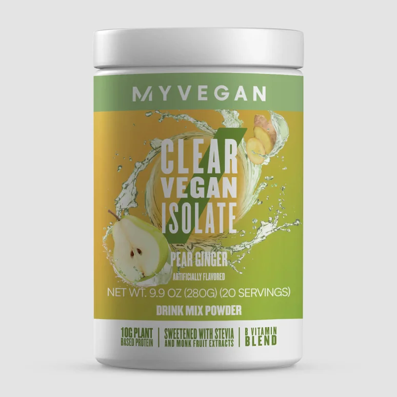 Clear Vegan Isolate - 0.6lb - 20servings - Pear Ginger