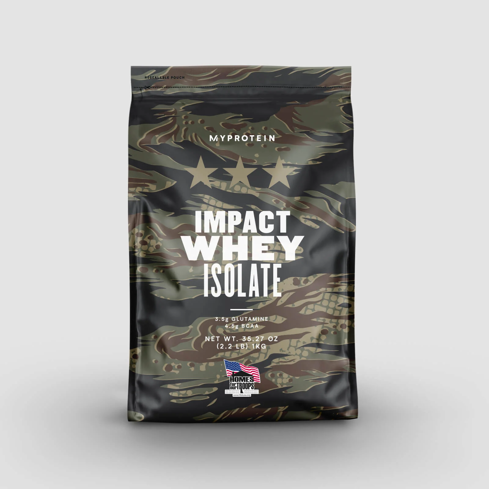 Veterans Day Impact Whey Isolate - 2.2lb - Salted Caramel Image 1