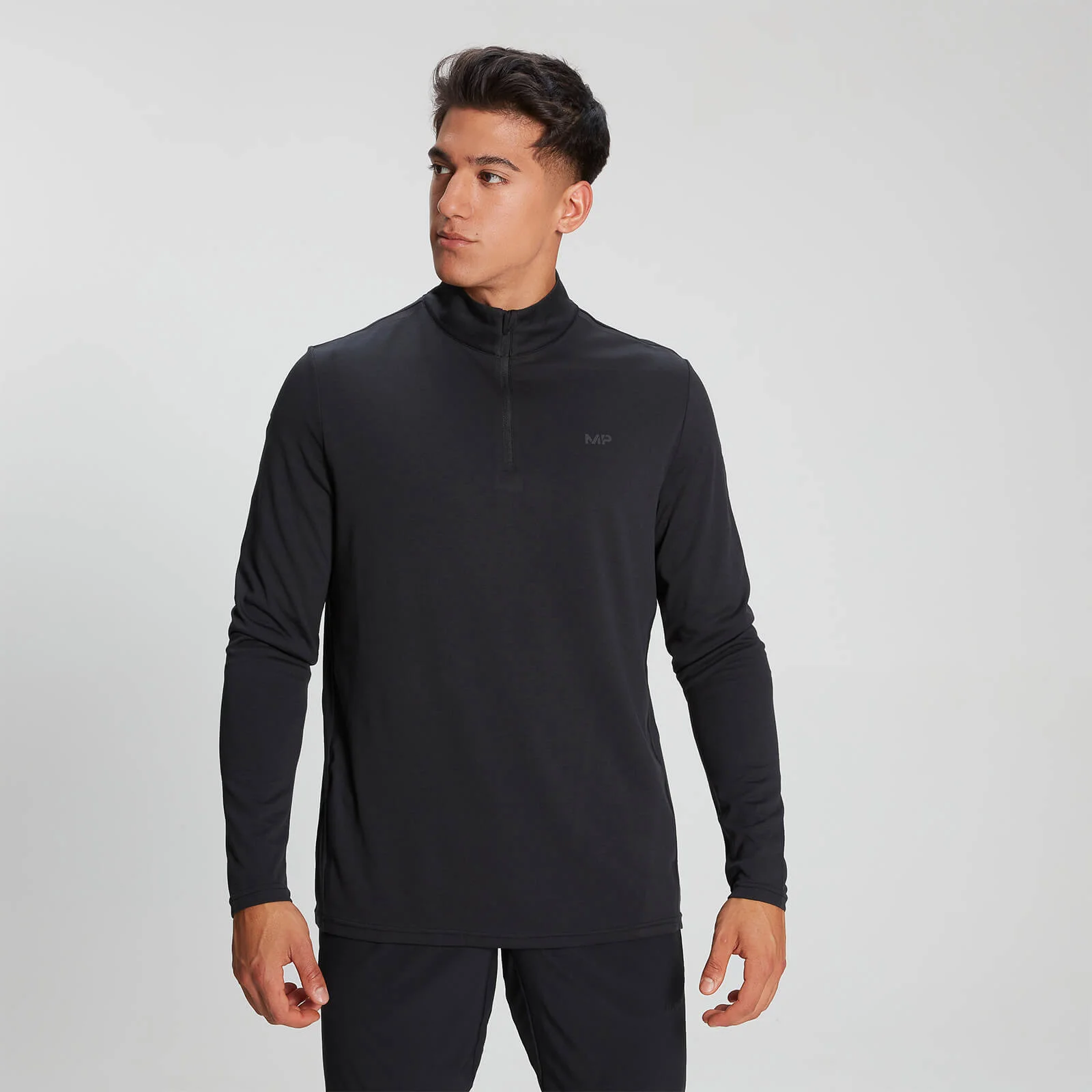 MP Men's Velocity ¼ Zip - Black - XS Image 1