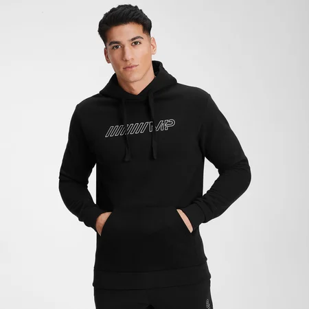 MP Men's Outline Graphic Hoodie - Black