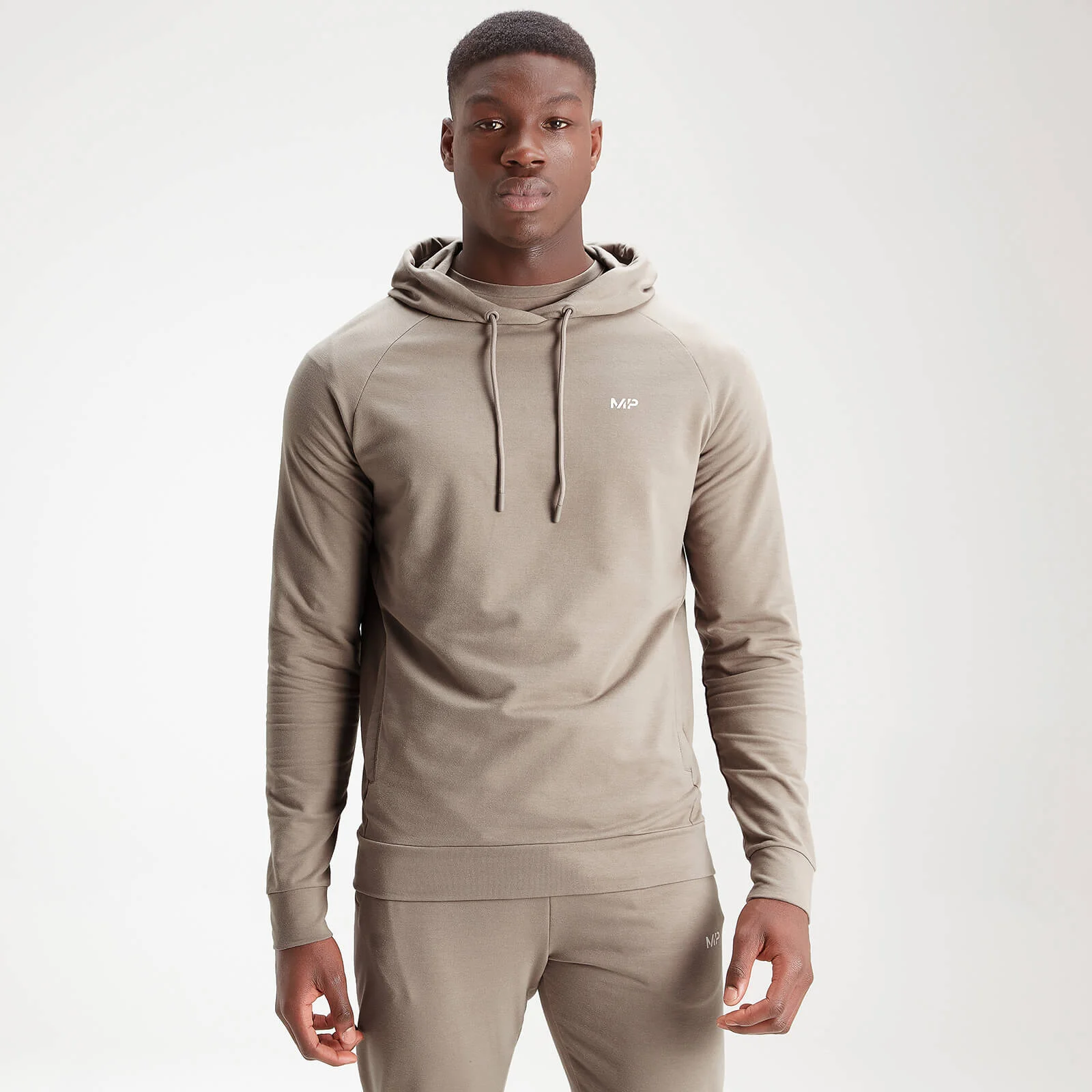 MP Men's Form Pullover Hoodie - Taupe - XXS Image 1