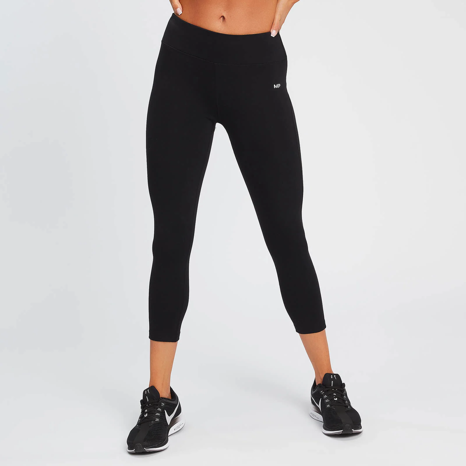 MP Women's Power 3/4 Leggings - Black - XS Image 1