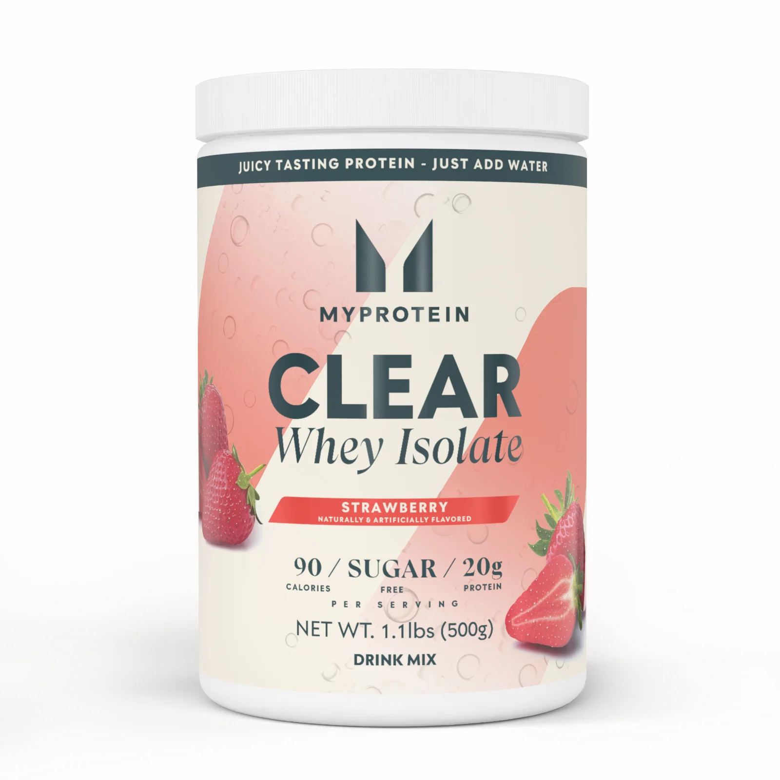 Clear Whey Isolate - 1.1lb - Strawberry Image 1