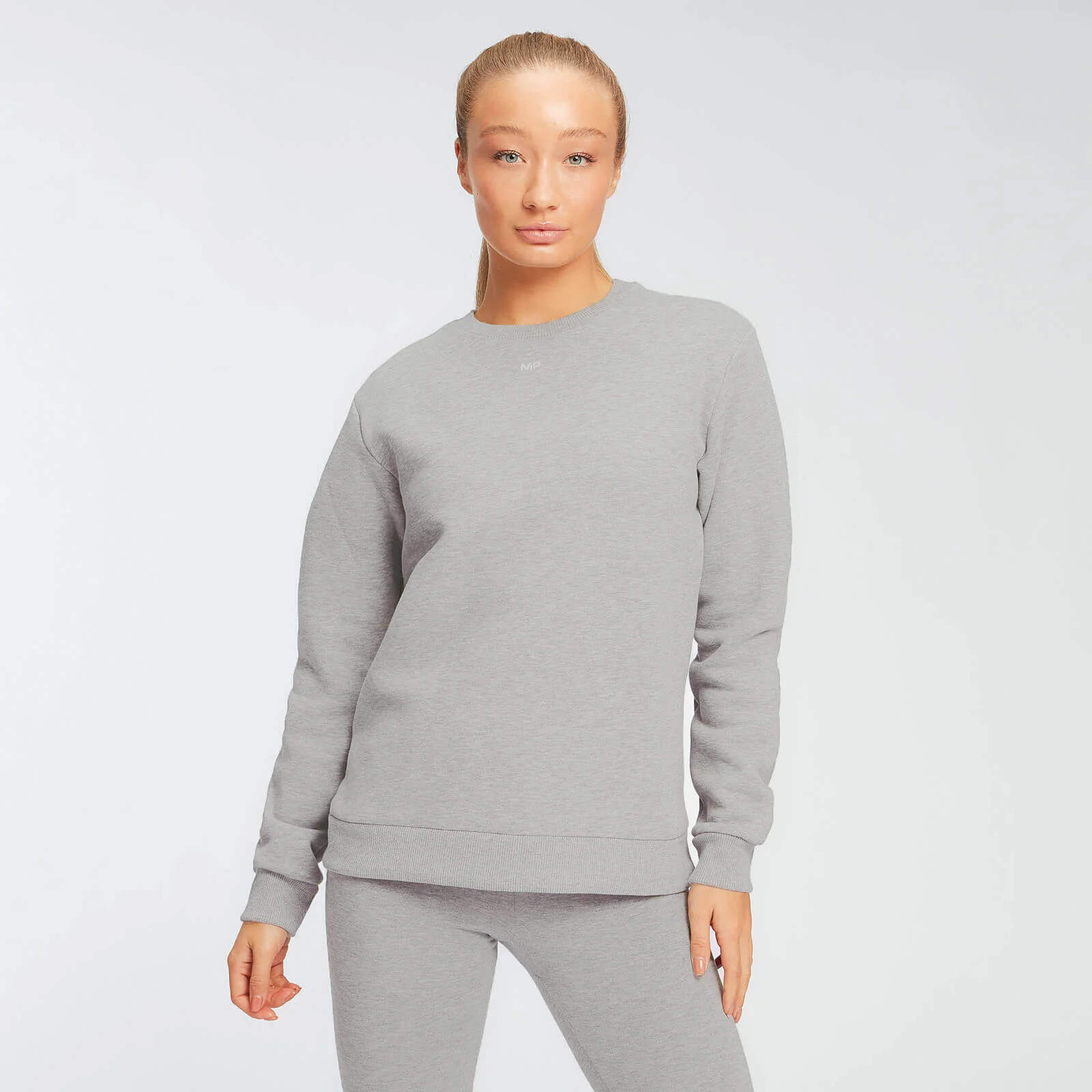 MP Women's Rest Day Sweatshirt - Grey Marl - XXS Image 1