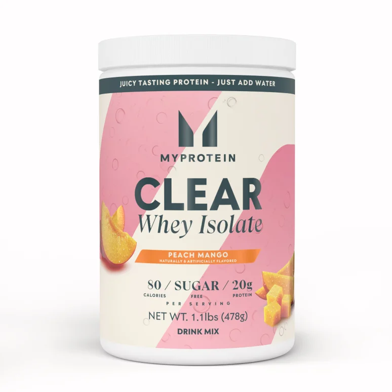 Clear Whey Isolate - 1.1lb - 20servings - Peach Mango