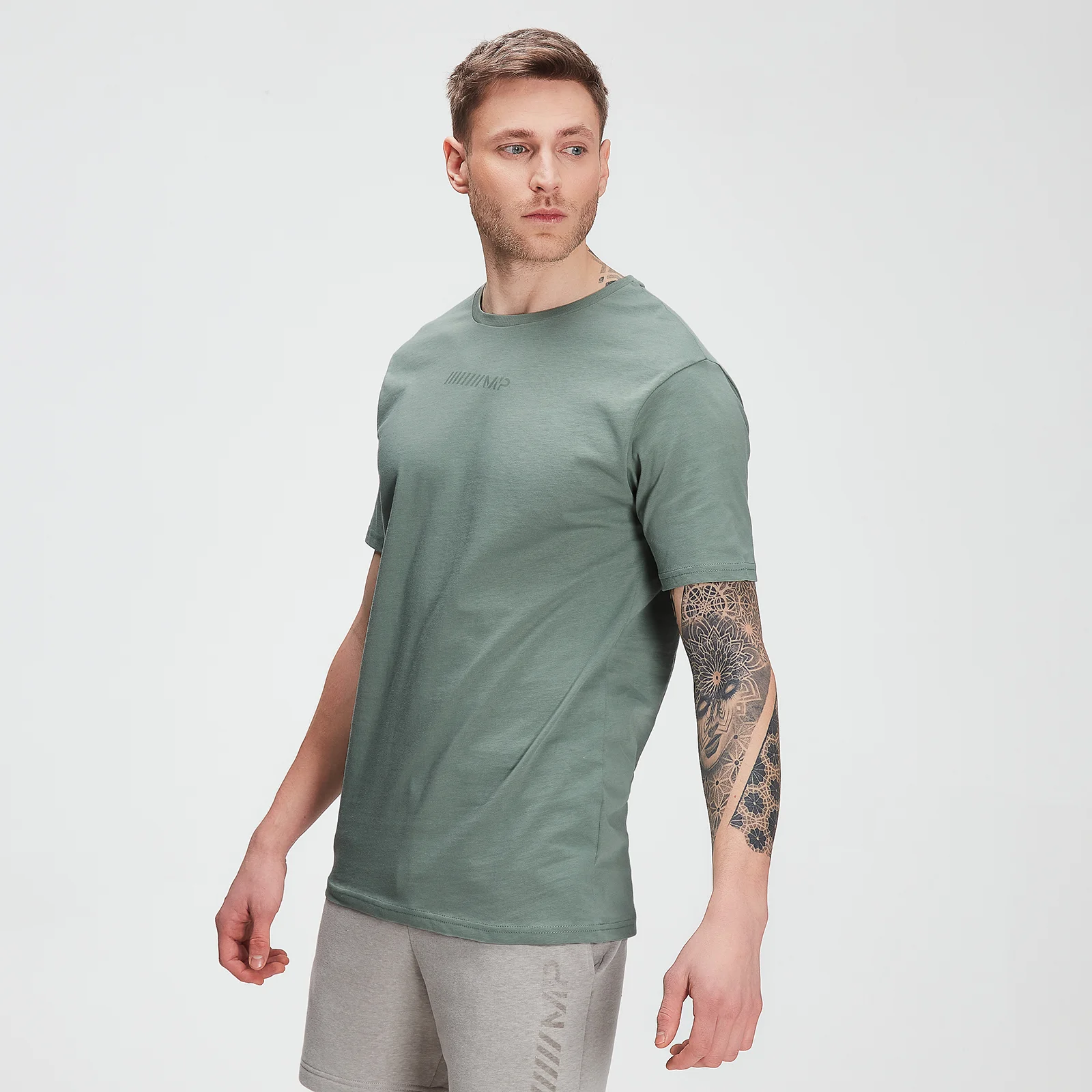 MP Men's Tonal Graphic Short Sleeve T-shirt – Washed Green - XXS Image 1