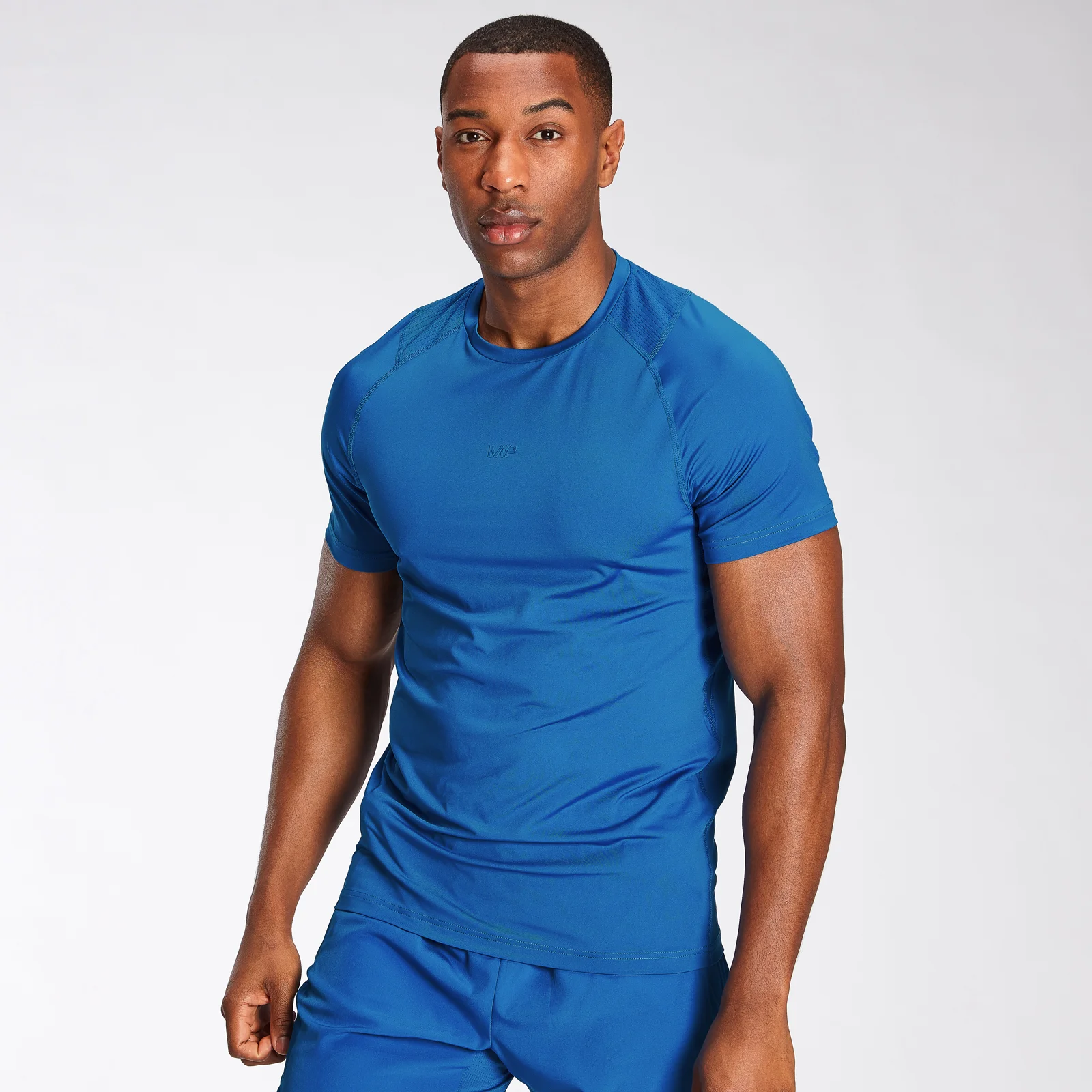 MP Men's Engage Short Sleeve T-Shirt - True Blue - XXS Image 1