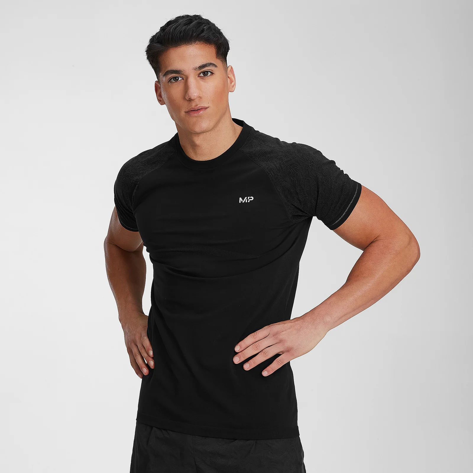 MP Men's Velocity Short Sleeve T-Shirt- Black - XS Image 1