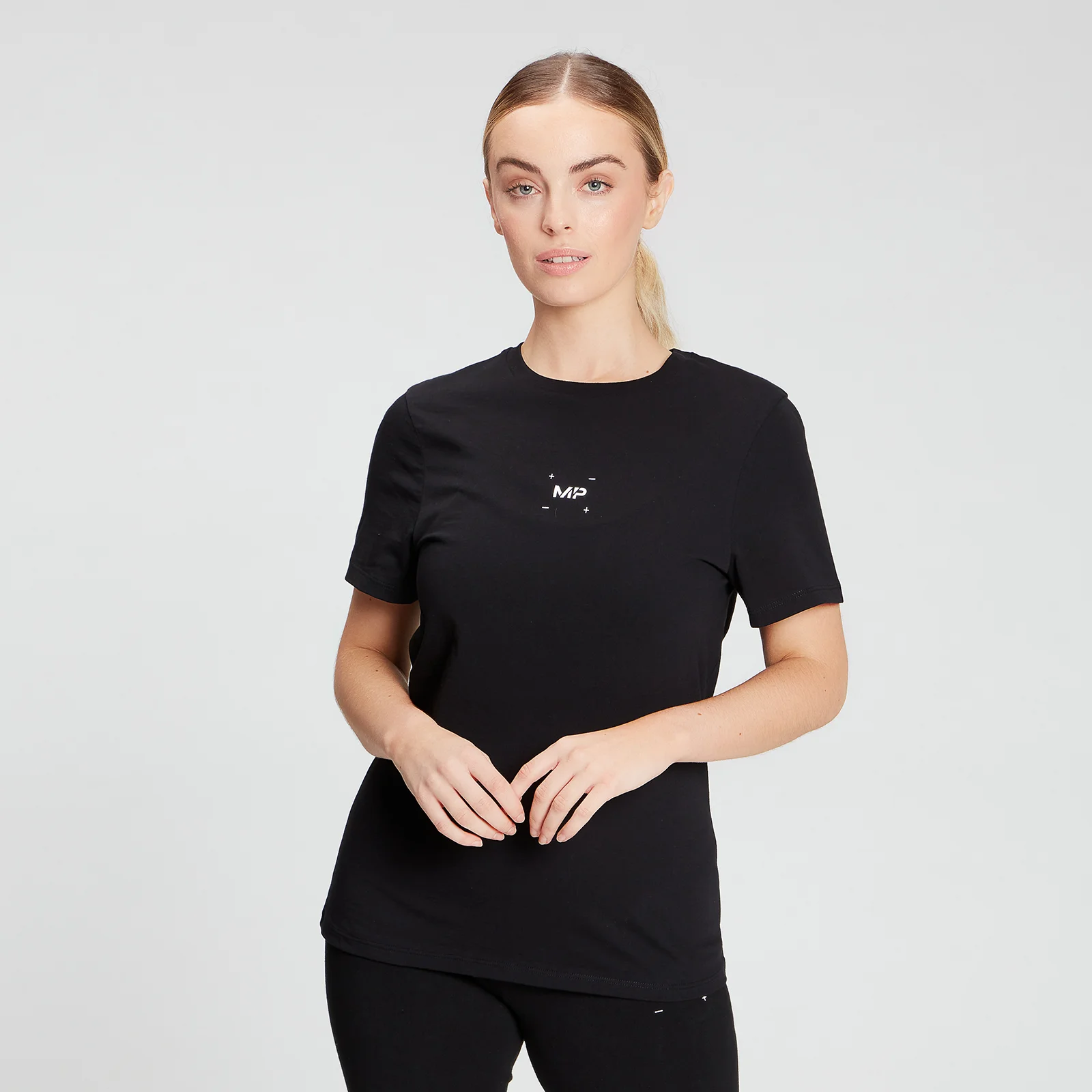 MP Women's Central Graphic T-Shirt - Black - XXS Image 1