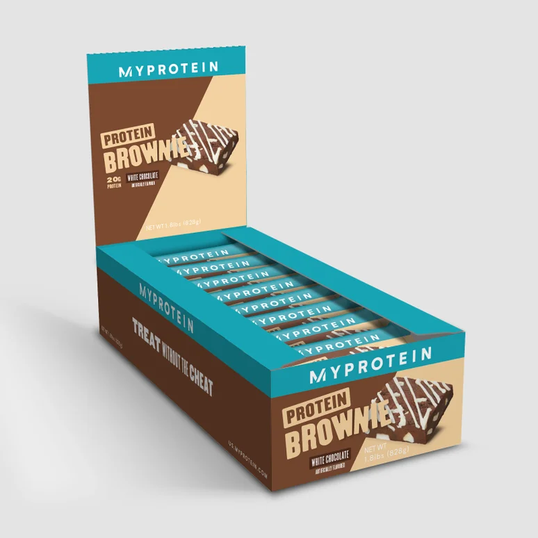 Protein Brownie - 12 x 3.52Oz - White Chocolate