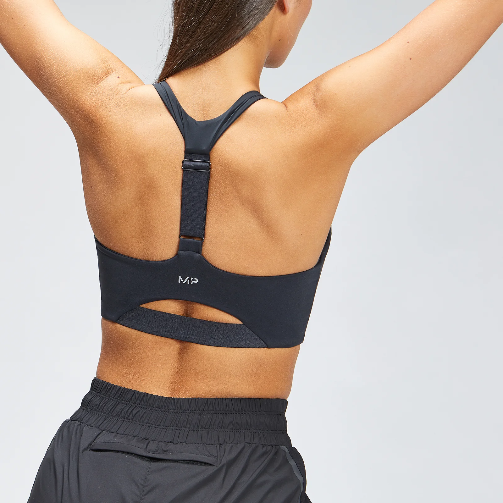 MP Women's Velocity Reflective Sports Bra - Black - XL Image 1