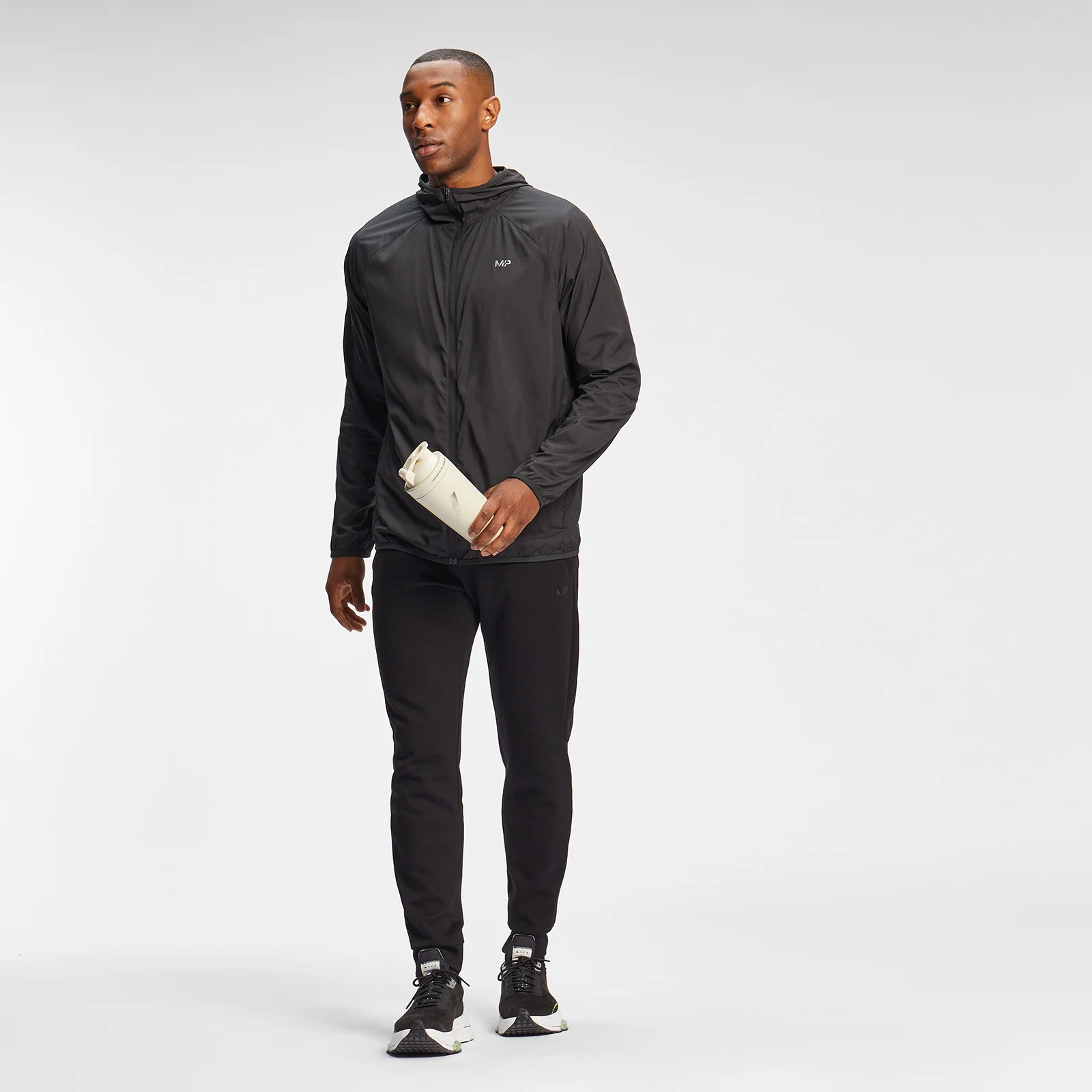 MP Men's Windbreaker - Black - XXS Image 1