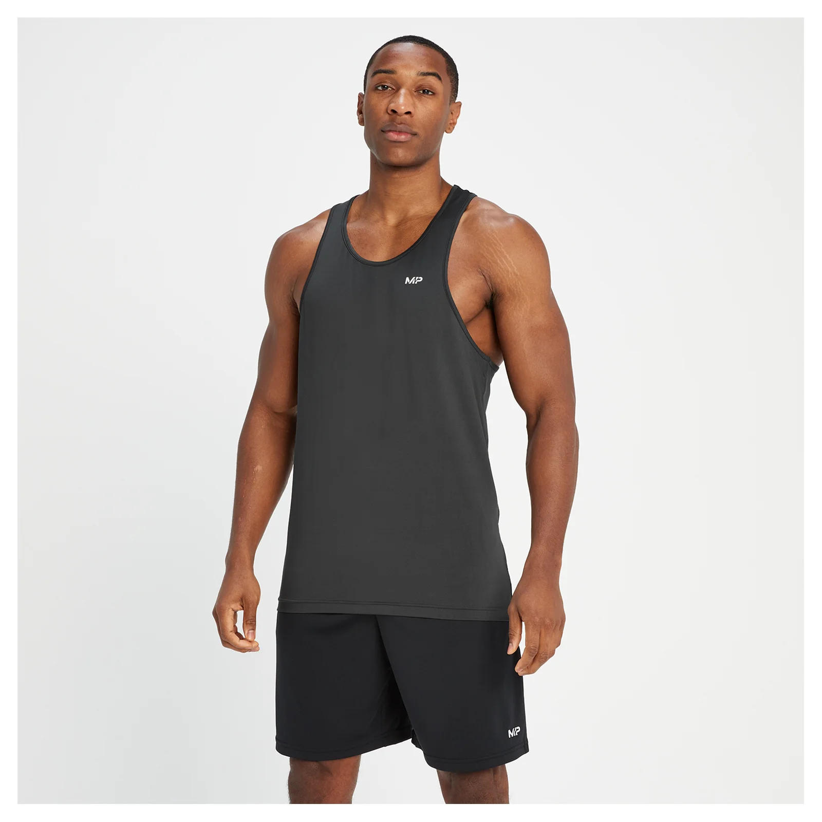 MP Men's Training Vest - Carbon - XXS Image 1