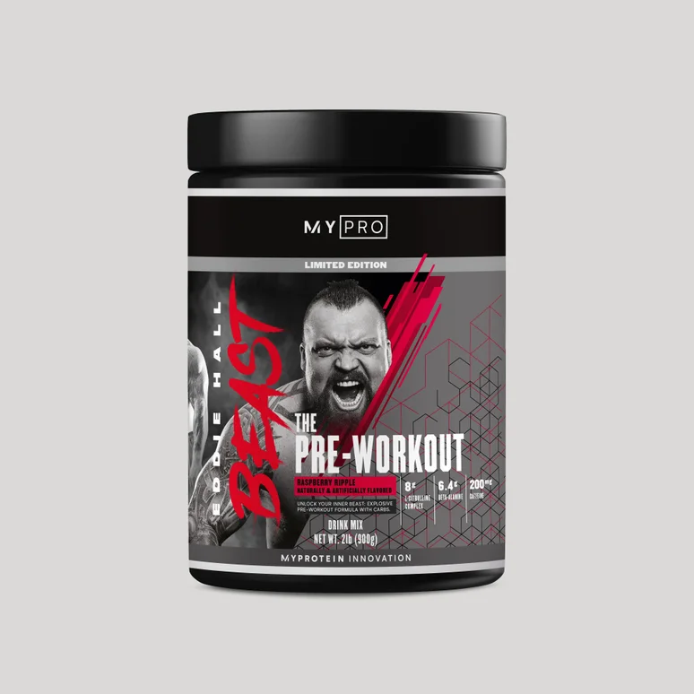 THE Pre-Workout — Eddie Hall - 20servings - Raspberry