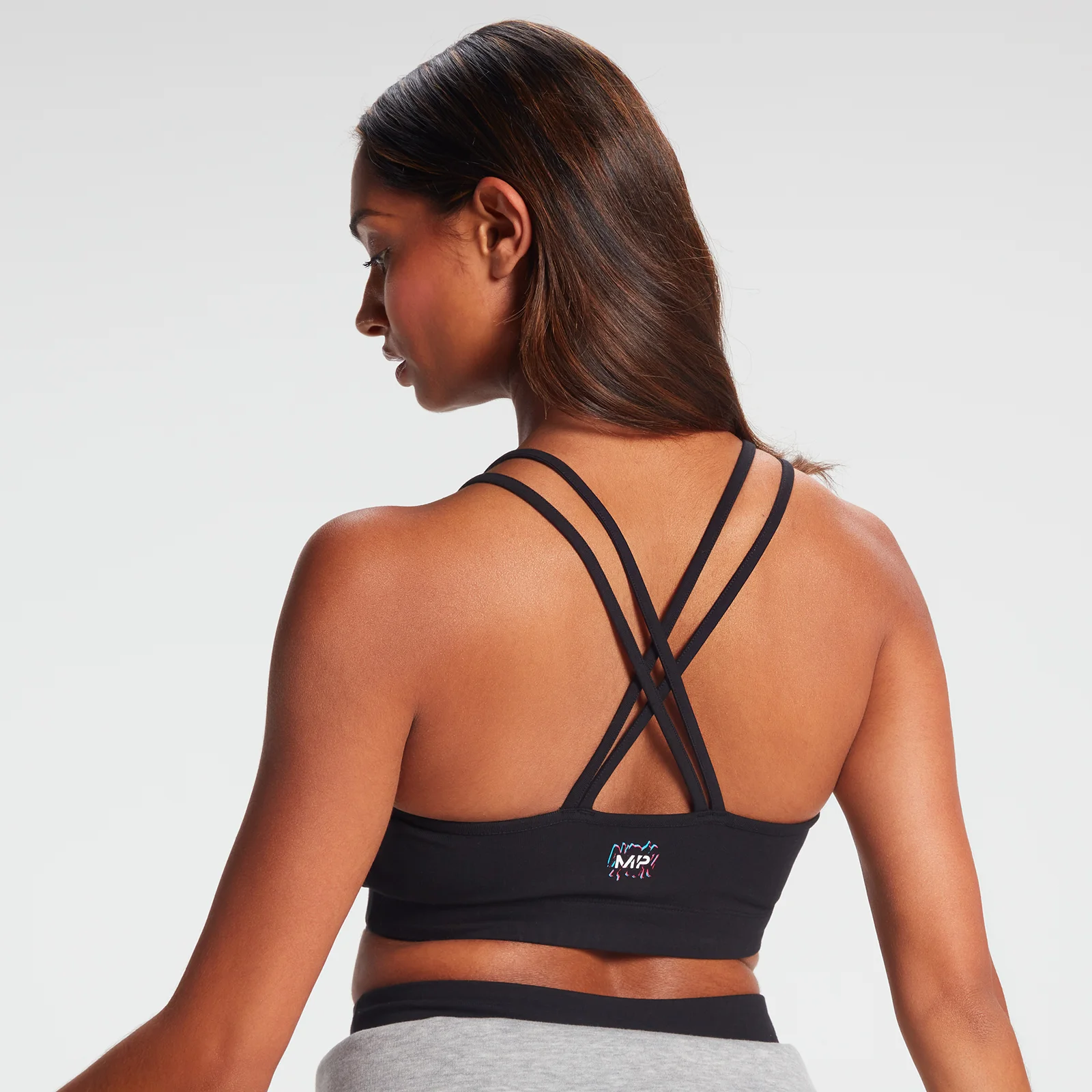 MP Women's Retro Lift Sports Bra - Black - XXS Image 1