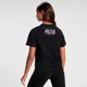 MP Women's Retro Move Short Sleeve Crop Top - Black