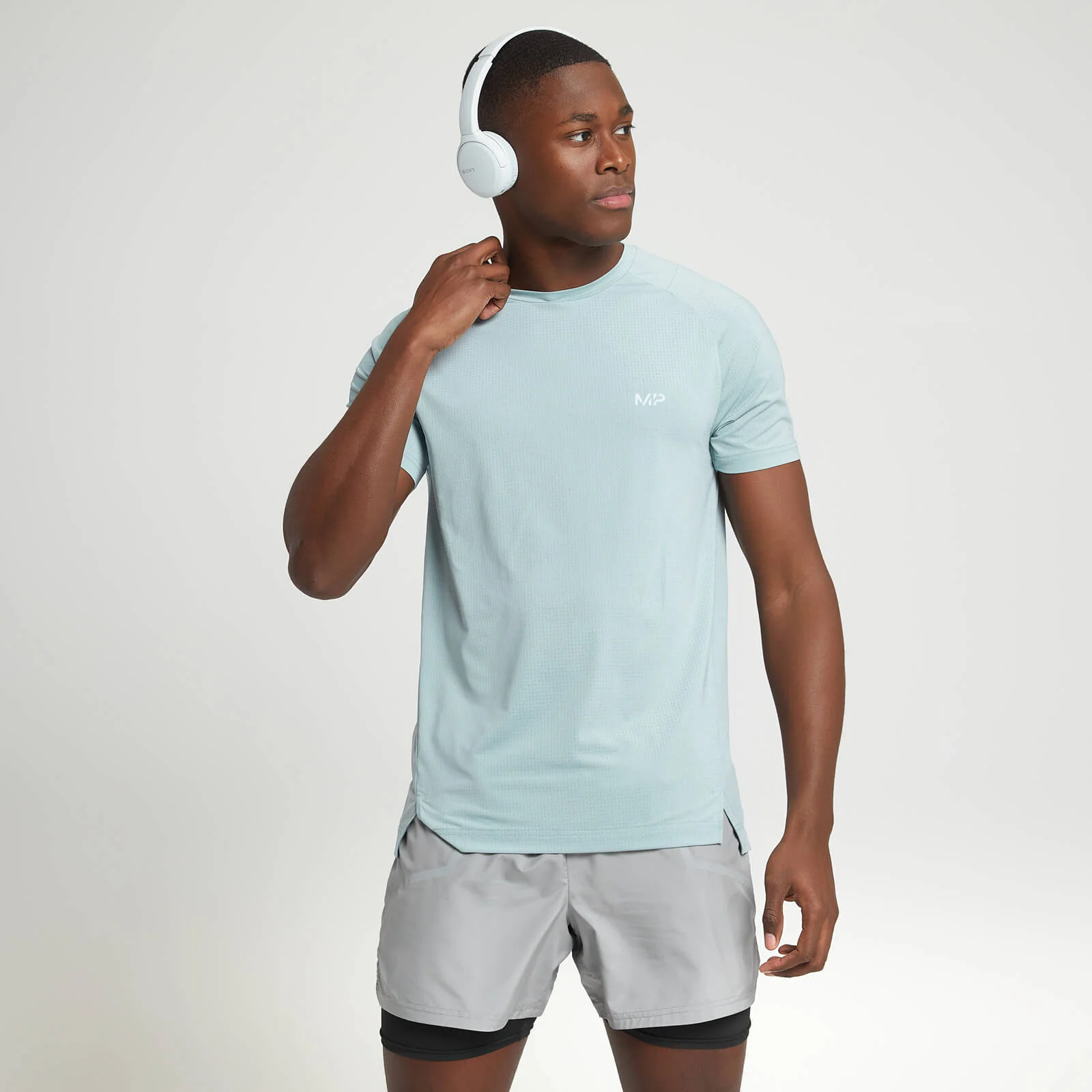 MP Men's Velocity Ultra Short Sleeve T-Shirt - Ice Blue - XXS Image 1