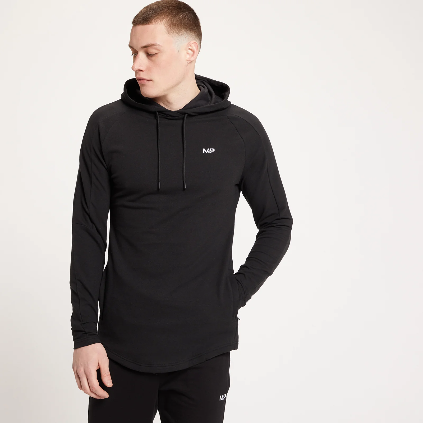 MP Men's Form Pullover Hoodie - Black - XXS Image 1