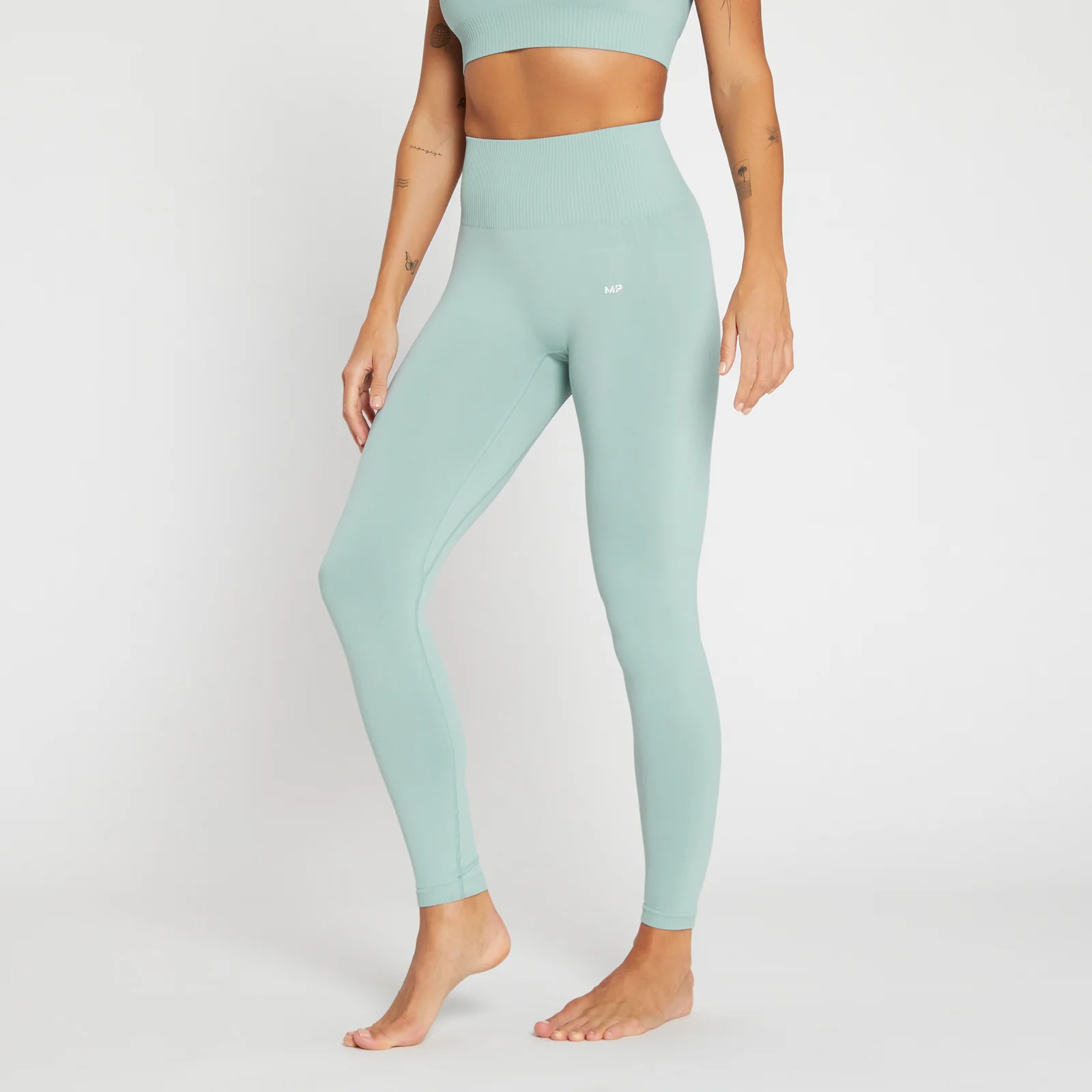 MP Women's Composure Seamless Leggings - Ice Blue - XS Image 1