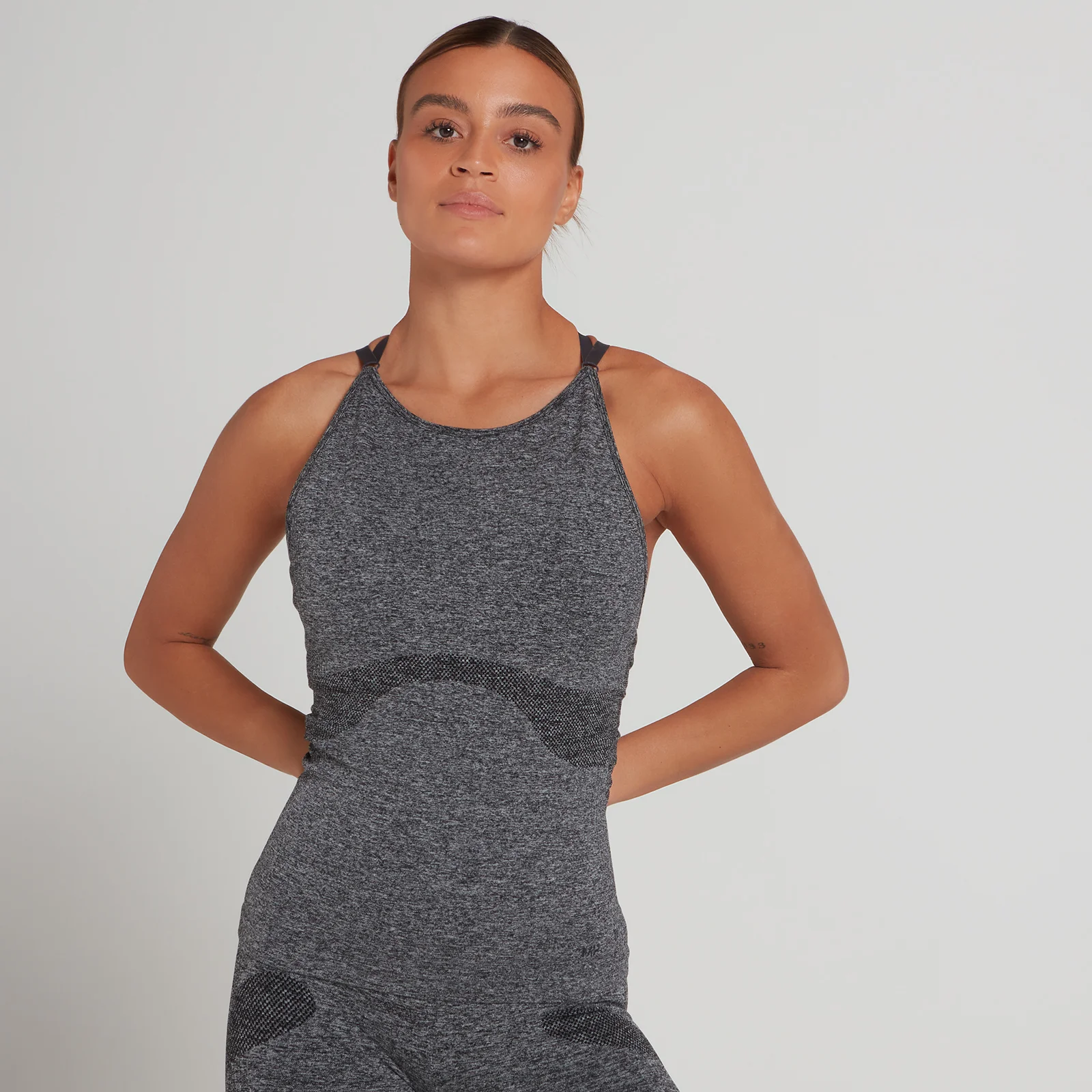 MP Women's Dynamic Training Seamless Vest - Washed Black - XS Image 1