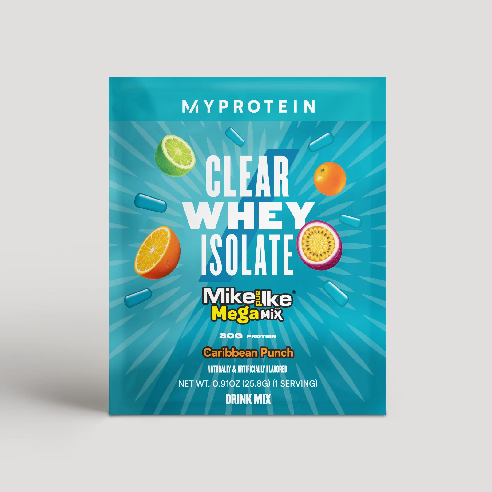 Clear Whey MIKE AND IKE® Flavors (Sample) - 0.88Oz - Caribbean Punch Image 1